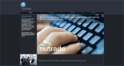 Desktop Screenshot of nutrade.co.uk