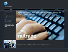 Tablet Screenshot of nutrade.co.uk